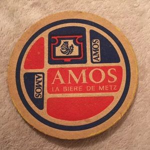 MCM Vintage 50s 60s Fiber Bar Coaster West Germany